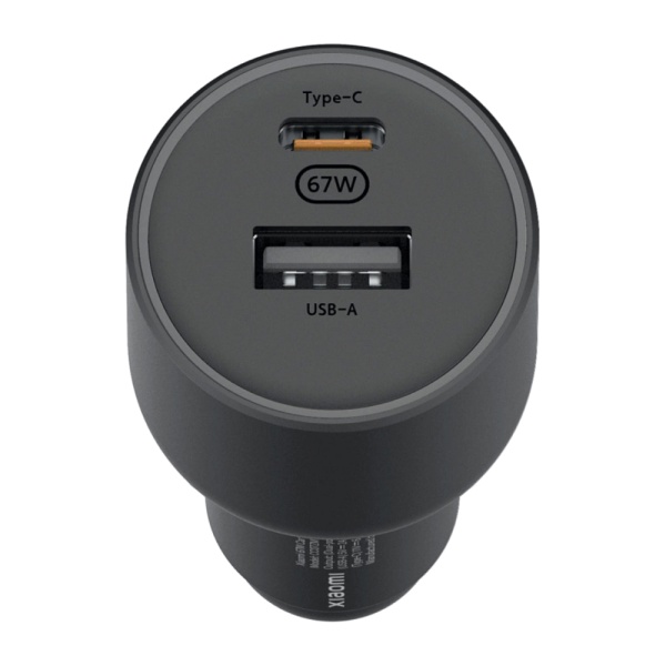 Устройство зарядное автомобильное Xiaomi 67W Car Charger (USB-A + USB-C)